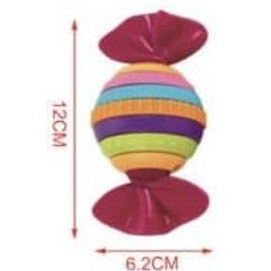 اسباب بازی نوزادی جغجغه دندانگیر رنگارنگ 6 عددی هولی تویز Hola Toys مدل 939A _اسباب بازی نوزادی